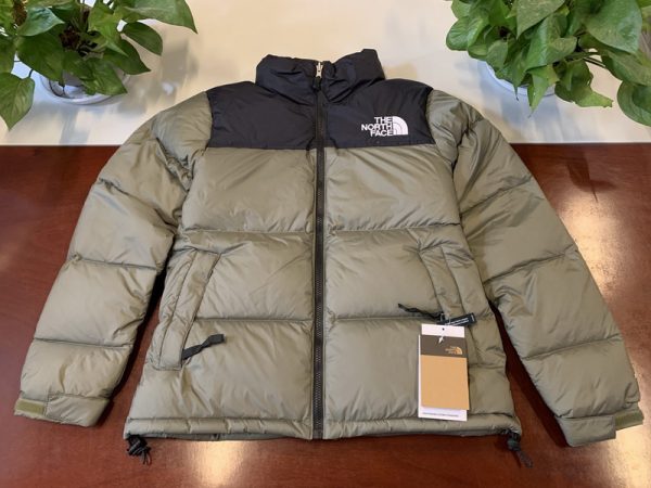 The North Face Mosaic Green Down Jacket The North Face Mosaic Green Down Jacket
