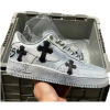 PK God Batch Custom Nike Air Force 1 The Cross Blue Tie dye (Special shoe box) PK God Batch Custom Nike Air Force 1 The Cross Blue Tie dye (Special shoe box)