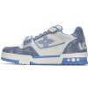 PK God Batch LOUIS VUITTON Trainer Blue Cloth Surface GO0232 PK God Batch LOUIS VUITTON Trainer Blue Cloth Surface GO0232