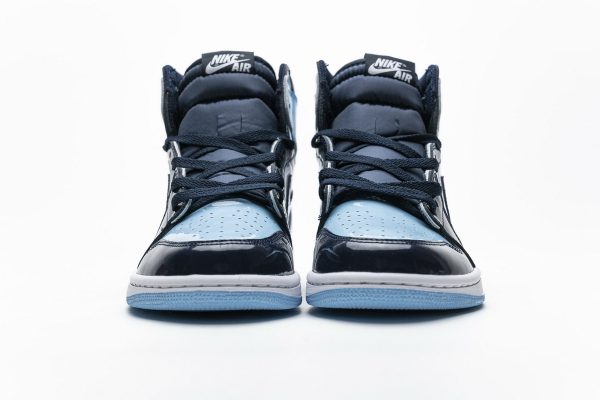 1AB512D1FF410 LJR Batch Air Jordan 1 Retro High UNC Patent (W) CD0461-401