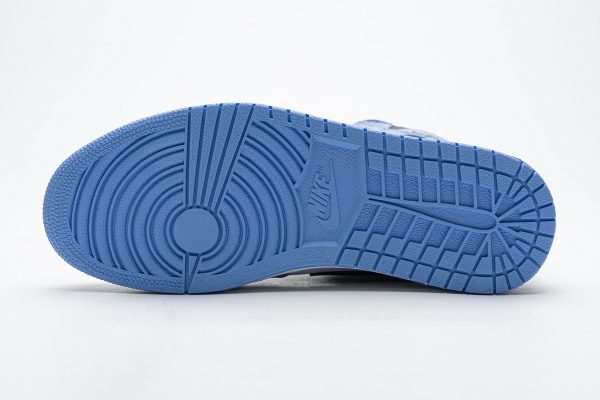 1AB5156A19917 LJR Batch Air Jordan 1 Retro High White University Blue 555088-134