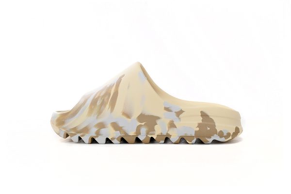 PK God Batch Adidas Yeezy Slide Enflame Oil Painting White Yellow GW1932 PK God Batch Adidas Yeezy Slide Enflame Oil Painting White Yellow GW1932