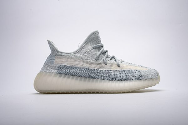 1AB51A9FAAB1C PK God Batch adidas Yeezy Boost 350 V2 Cloud White (Reflective) FW5317