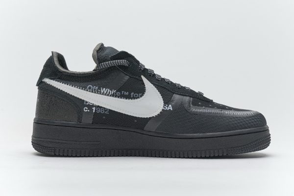PK God Batch Nike Air Force 1 Low Off-White Black White AO4606-001