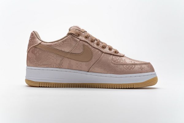 1AB52AB123912 PK God Batch Nike Air Force 1 Low Clot Rose Gold Silk (Regular Box) CJ5290-600