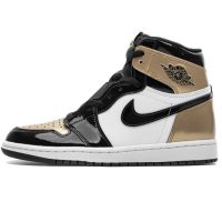 PK God Batch Air Jordan 1 Retro High NRG Patent Gold Toe 861428-007 PK God Batch Air Jordan 1 Retro High NRG Patent Gold Toe 861428-007