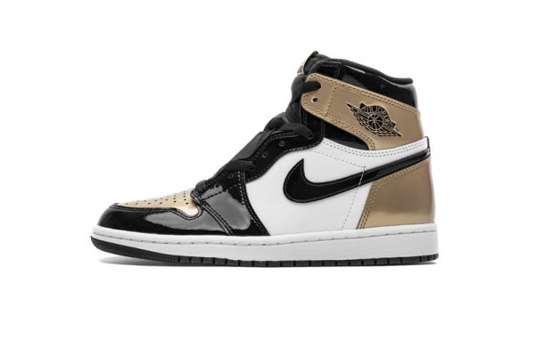 PK God Batch Air Jordan 1 Retro High NRG Patent Gold Toe 861428-007 PK God Batch Air Jordan 1 Retro High NRG Patent Gold Toe 861428-007