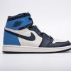 1AB531247A719 PK God Batch Air Jordan 1 Retro High Obsidian UNC 555088-140