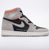 PK God Batch Air Jordan 1 Retro High Neutral Grey Hyper Crimson 555088-018