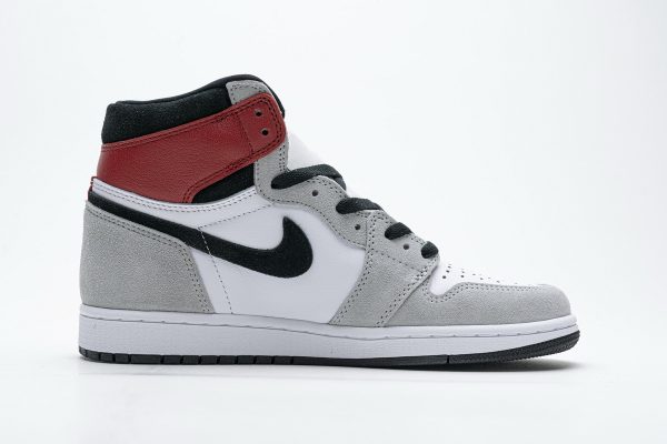 1AB534630761F PK God Batch Air Jordan 1 Retro High Light Smoke Grey 555088-126