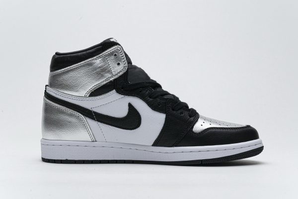 1AB53552B0C1A PK God Batch Air Jordan 1 Retro High Silver Toe (W) CD0461-001