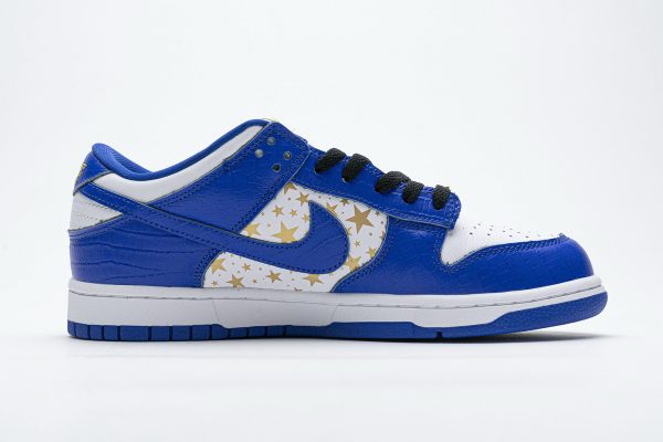 1AB5393D33013 LJR Batch Nike SB Dunk Low Supreme Stars Hyper Royal DH3228-100