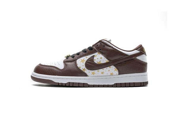 LJR Batch Nike SB Dunk Low Supreme Stars Barkroot Brown DH3228-103