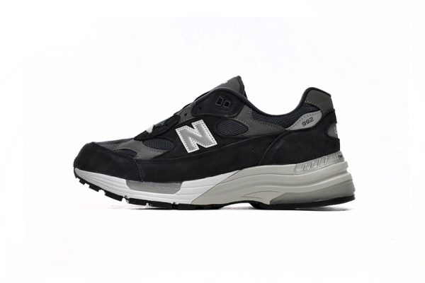 New Balance 992 White New Balance 992 White, black, and gray M992GG