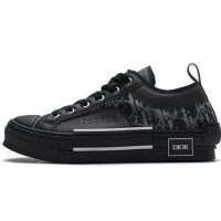 PK God Batch Dior B23 HT Oblique Transparency Low H565 White Black