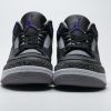 1AB53D4164516 PK God Batch Air Jordan 3 Retro Black Court Purple CT8532-050