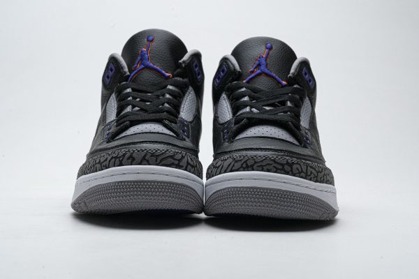 1AB53D4164516 PK God Batch Air Jordan 3 Retro Black Court Purple CT8532-050
