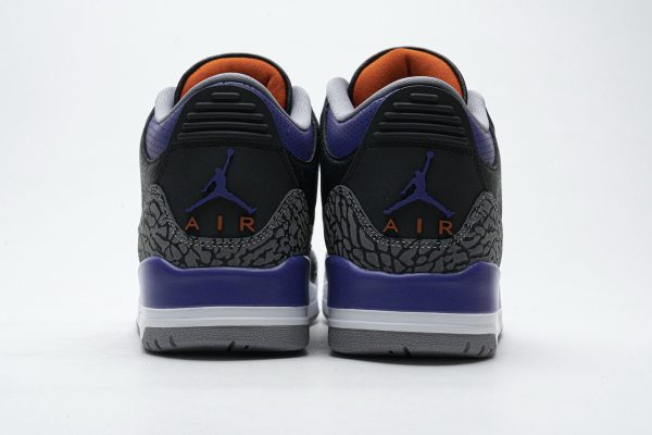 1AB53D42D0410 PK God Batch Air Jordan 3 Retro Black Court Purple CT8532-050