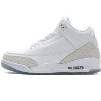 PK God Air Batch Jordan 3 Retro Pure White 136064-111 PK God Air Batch Jordan 3 Retro Pure White 136064-111
