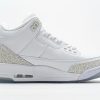 PK God Air Batch Jordan 3 Retro Pure White 136064-111
