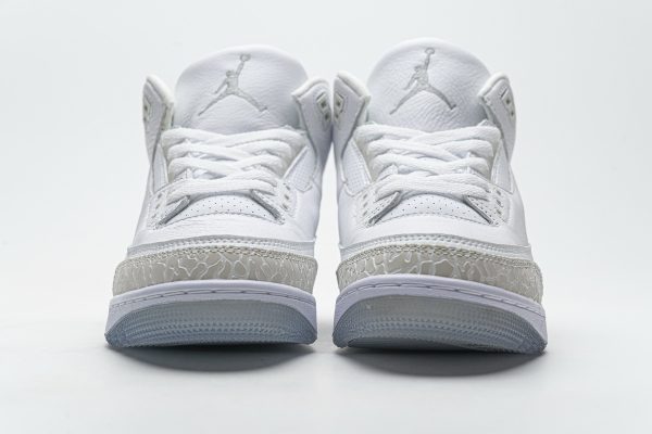 PK God Air Batch Jordan 3 Retro Pure White 136064-111