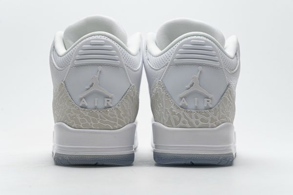 PK God Air Batch Jordan 3 Retro Pure White 136064-111