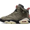 PK God Batch Air Jordan 6 Retro Travis Scott Olive CN1084-200