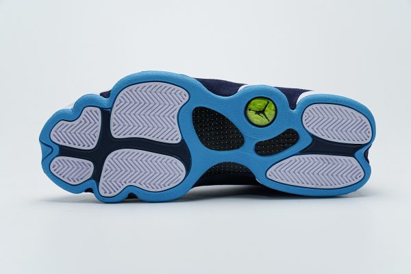 1AB54BCFC7B18 PK God Air Jordan 13 Retro Dark Powder Blue Obsidian 414571-144