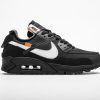 1AB54C6C7411A PK God Batch Nike Air Max 90 OFF-WHITE "All Black" AA7293-001