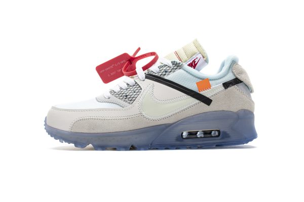 PK God Batch Off-White x Nike Air Max 90 “All White” AA7293-100 PK God Batch Off-White x Nike Air Max 90 “All White” AA7293-100