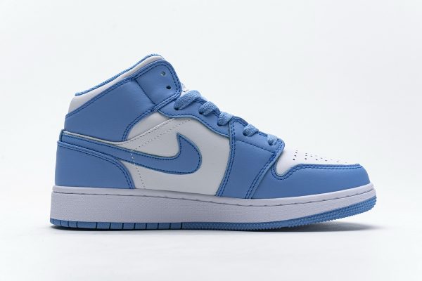 1AB5511D77913 StreetGxd Air Jordan 1 Retro Mid UNC 554724-106