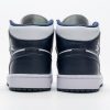 StreetGxd Air Jordan 1 Mid White Metallic Gold Obsidian 554724-174