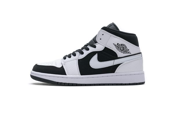StreetGxd Air Jordan 1 Mid White Black 554724-113 StreetGxd Air Jordan 1 Mid White Black 554724-113