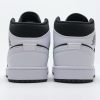 1AB5528260B16 StreetGxd Air Jordan 1 Mid White Black 554724-113