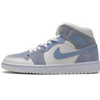 StreetGxd Air Jordan 1 Mid Mixed Textures Blue DA4666-100 StreetGxd Air Jordan 1 Mid Mixed Textures Blue DA4666-100