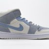 1AB5531FDA310 StreetGxd Air Jordan 1 Mid Mixed Textures Blue DA4666-100