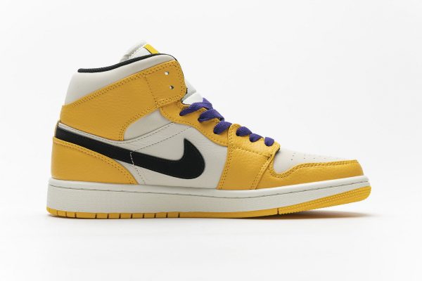 1AB5534B31D1D StreetGxd Air Jordan 1 Mid SE Lakers 852542-700