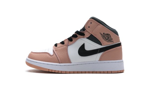 StreetGxd Air Jordan 1 Mid Pink Quartz (GS) 555112-603 StreetGxd Air Jordan 1 Mid Pink Quartz (GS) 555112-603