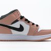 1AB553CC9DC1F StreetGxd Air Jordan 1 Mid Pink Quartz (GS) 555112-603