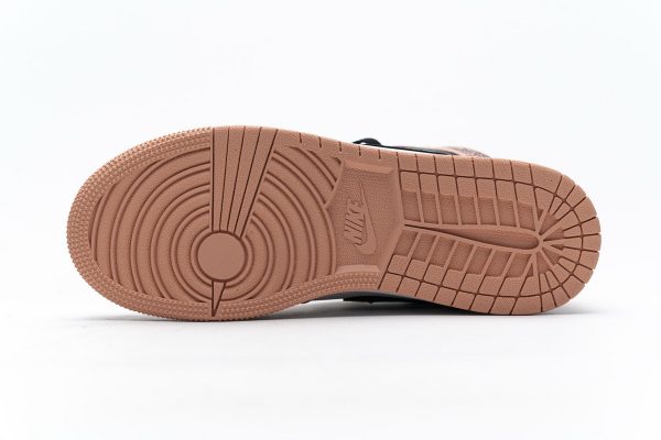 1AB553D0F011D StreetGxd Air Jordan 1 Mid Pink Quartz (GS) 555112-603