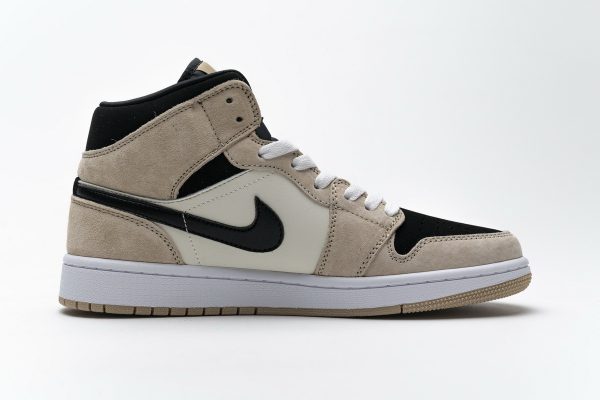 1AB553F323912 StreetGxd Air Jordan 1 Mid Barely Orange (W) BQ6472-800