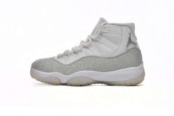 LJR Air Jordan 11 Retro Metallic Silver Vast Grey AR0715-100