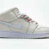 1AB554C369D1B StreetGxd Air Jordan 1 Mid Multi-Color Swoosh Phantom (GS) 555112-035