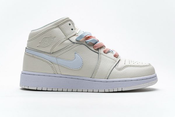 1AB554C369D1B StreetGxd Air Jordan 1 Mid Multi-Color Swoosh Phantom (GS) 555112-035