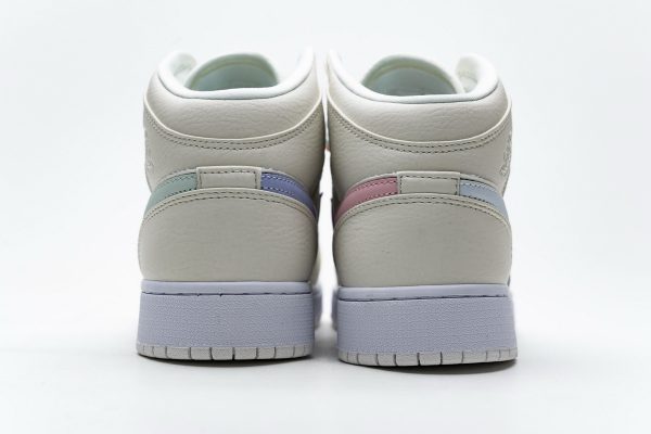 1AB554C665E1F StreetGxd Air Jordan 1 Mid Multi-Color Swoosh Phantom (GS) 555112-035