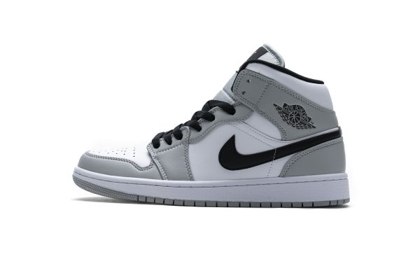 StreetGxd Air Jordan 1 Mid Light Smoke Grey 554724-092 StreetGxd Air Jordan 1 Mid Light Smoke Grey 554724-092