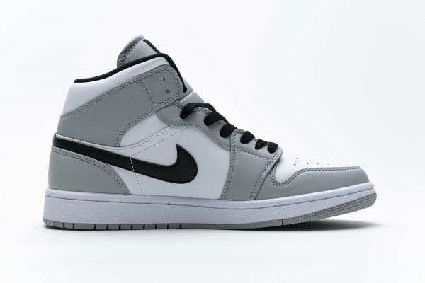 1AB5554558318 StreetGxd Air Jordan 1 Mid Light Smoke Grey 554724-092