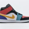 1AB555874EC17 StreetGxd Air Jordan 1 Mid Bred Multi-Color 554724-125