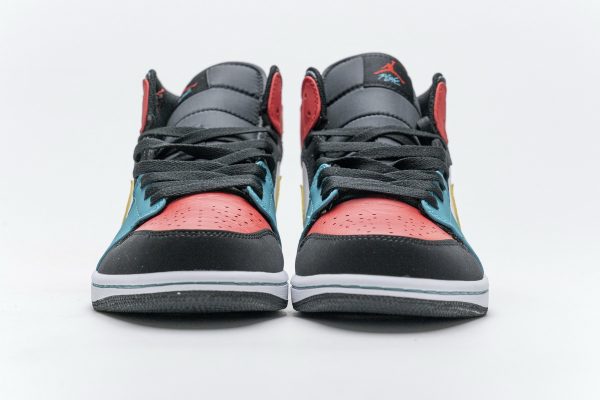 1AB5558AD9817 StreetGxd Air Jordan 1 Mid Bred Multi-Color 554724-125