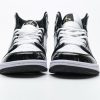1AB5560EA1910 StreetGxd Air Jordan 1 Mid Patent Black White Gold 852542-007